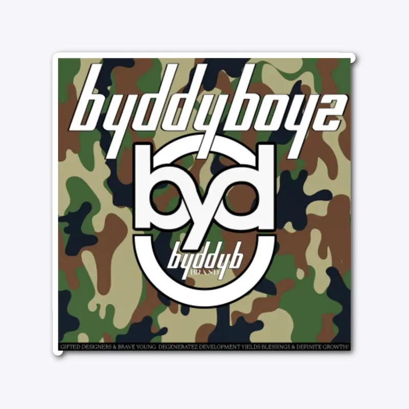 byddyboyz Camo Sticker 