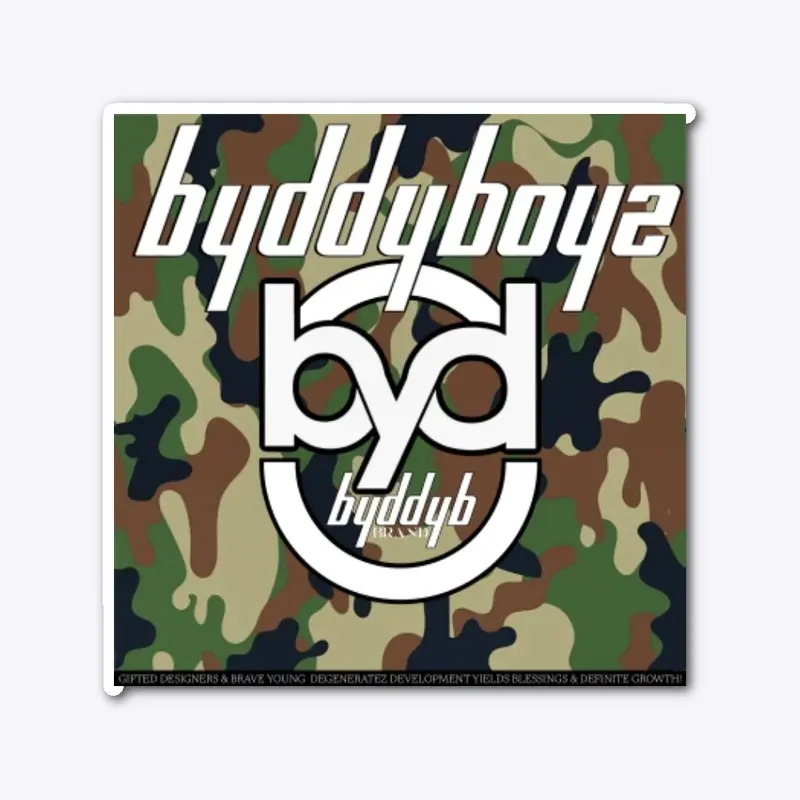 byddyboyz Camo Sticker 